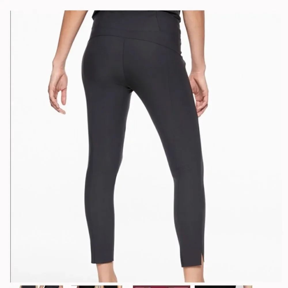Athleta Stellar Crop Pants, black, size Small - Picture 4 of 7